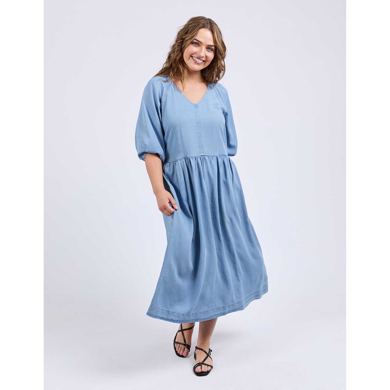 ELM Sawyer Chambray Dress image number 3